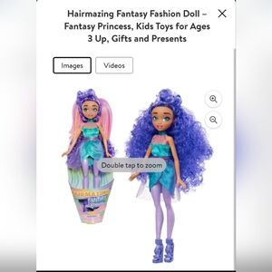 Brand NEW Hairmazing Fantasy Fashion Doll - Purple and Blue